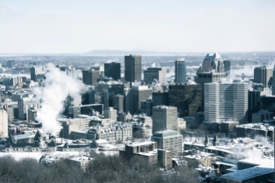 Montréal vu du Belvédère du Mont Royal